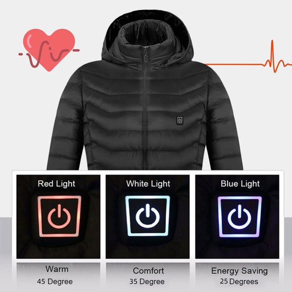 USB Heated Jacket – Instant Heating