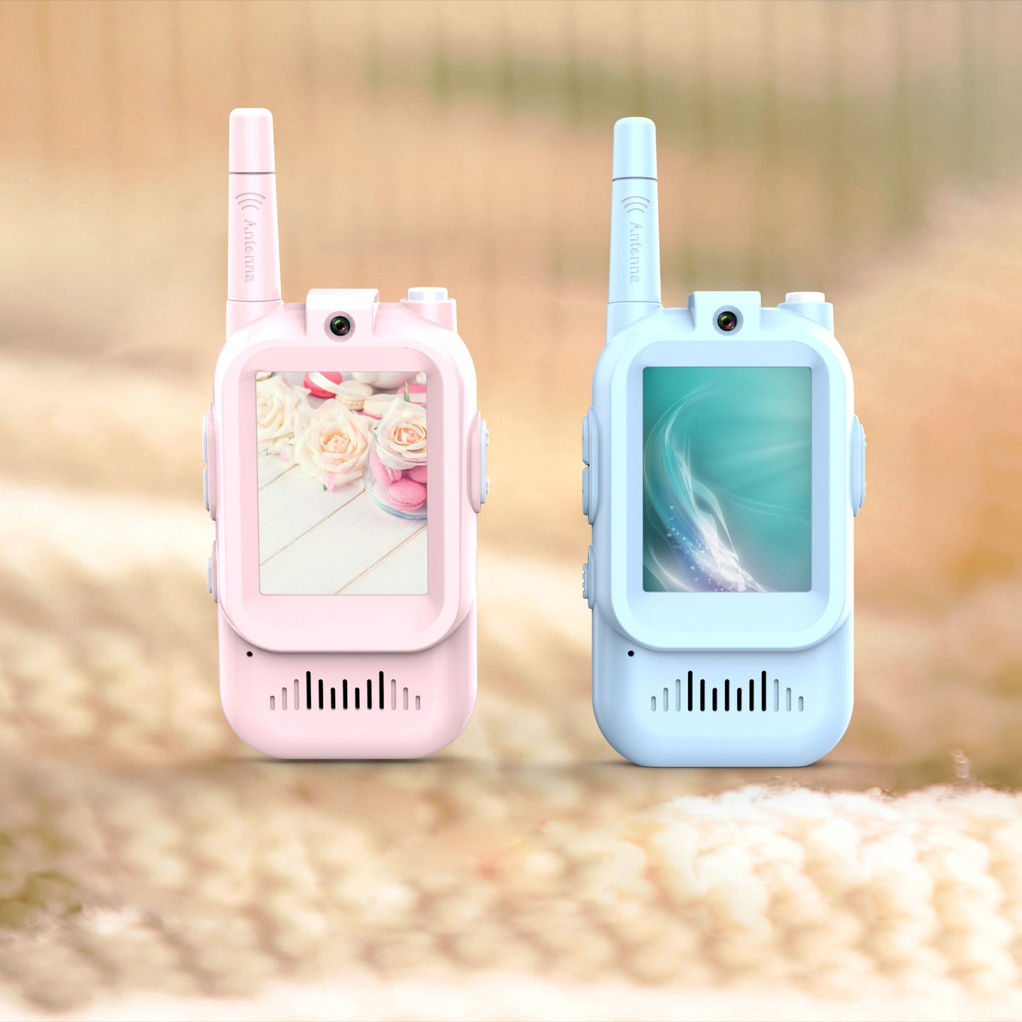 Mini Video Wireless Walkie-Talkies for Kids (2-Pack)