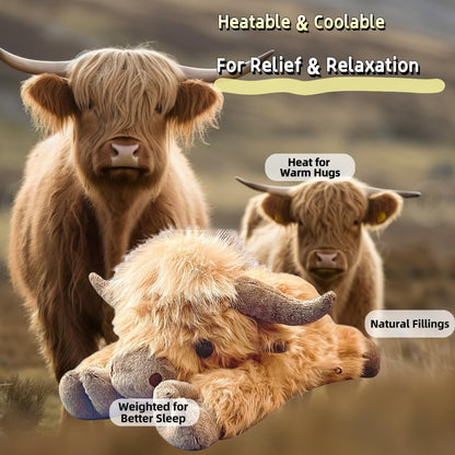 MooHug™ – Adorably Soft Highland Cow Plush
