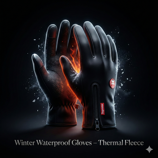 Winter Waterproof Gloves – Thermal Fleece